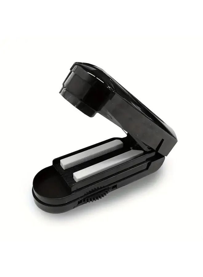 Black Manual Pill Cutter Adjustable Blade Easy To Use Durable Plastic Precise Pill Slicing - Image 5